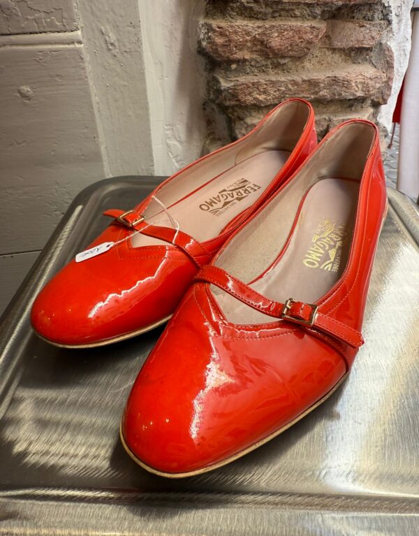 Ballerine rosse Salvatore Ferragamo