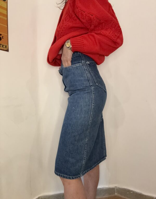 Gonna Jeans vita alta