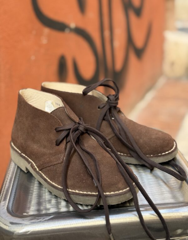 Polacchini in camoscio marroni