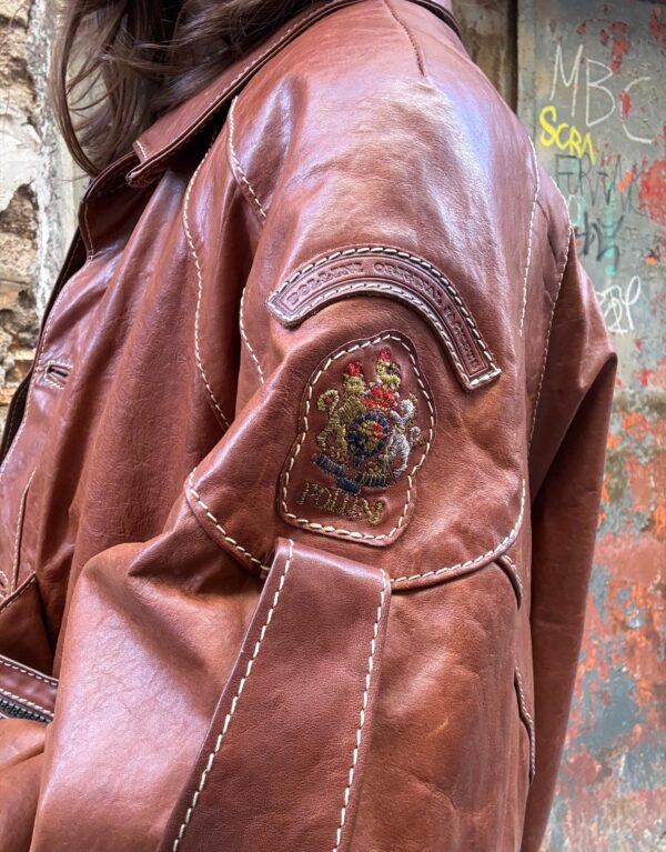 Giubbotto di pelle Pollini