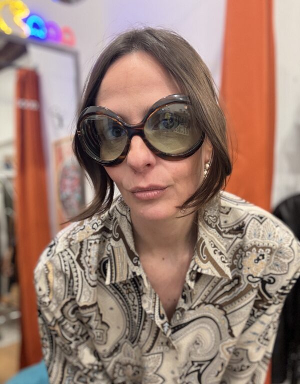 Occhiali Tigrati Marrone