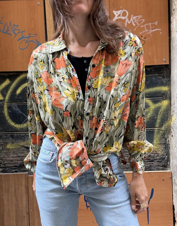 Camicia a fiori