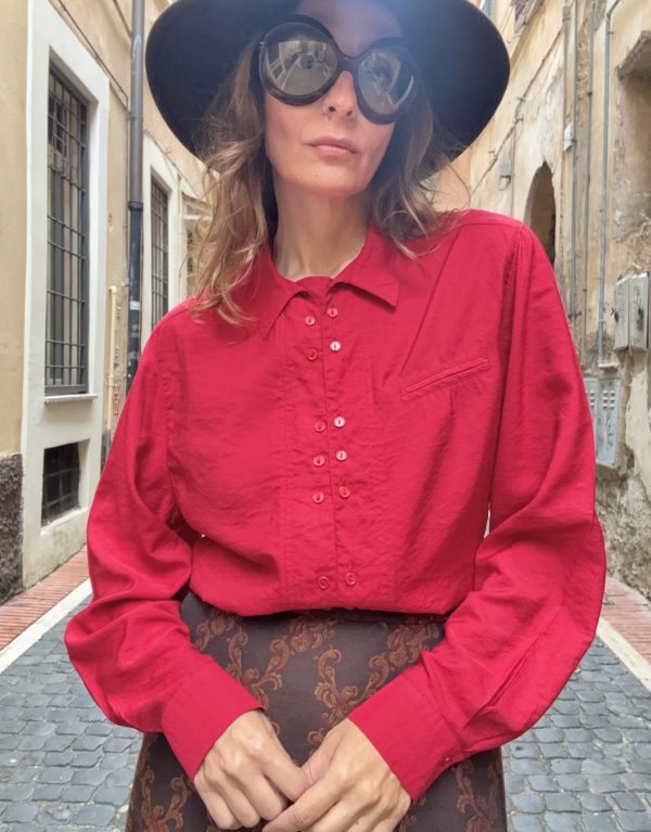 Camicetta in morbido cotone rosso ❤️