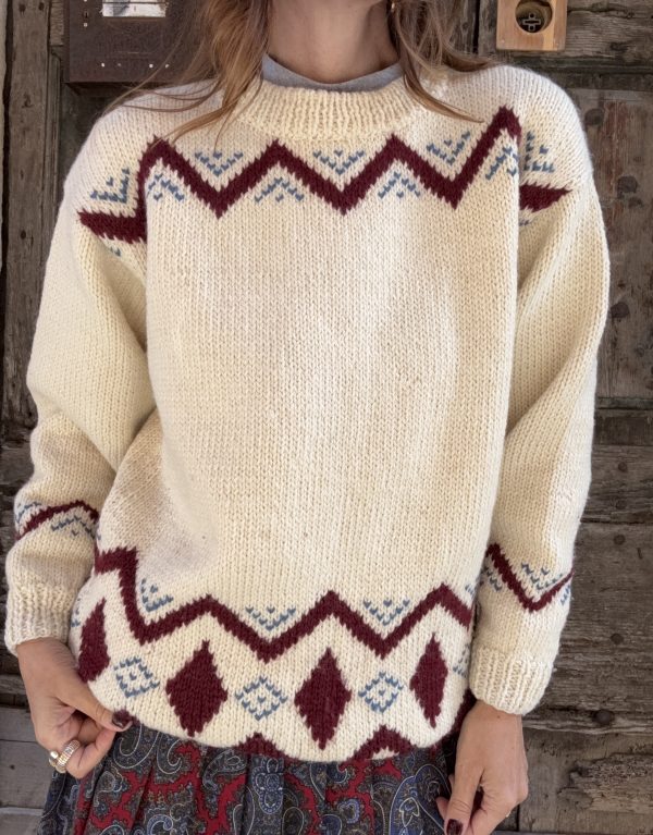 Maglione vintage handmade unisex anni ’70