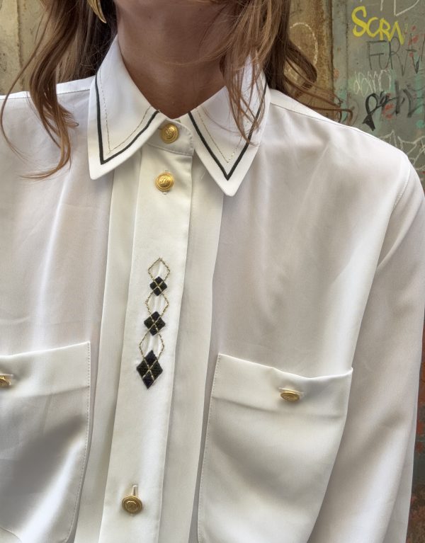 Camicetta bianco avorio – Taglia M