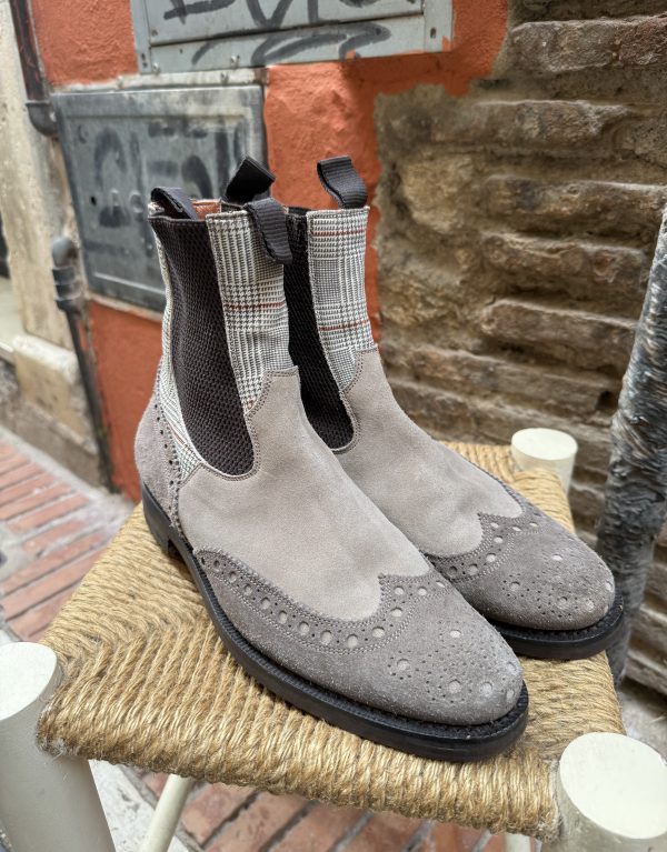 Stivaletti vintage in vera pelle scamosciata – Botti dal 1913 | N. 38
