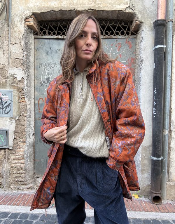 🧡 Giacca fantasia – Taglia S/M